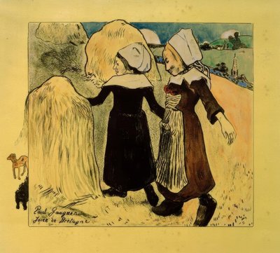 Suite Volpini: Joys of Brittany by Paul Gauguin